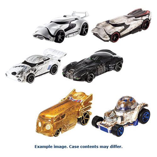 Star Wars Rogue One Hot Wheels Char. Car 2016 Mix 2 Case